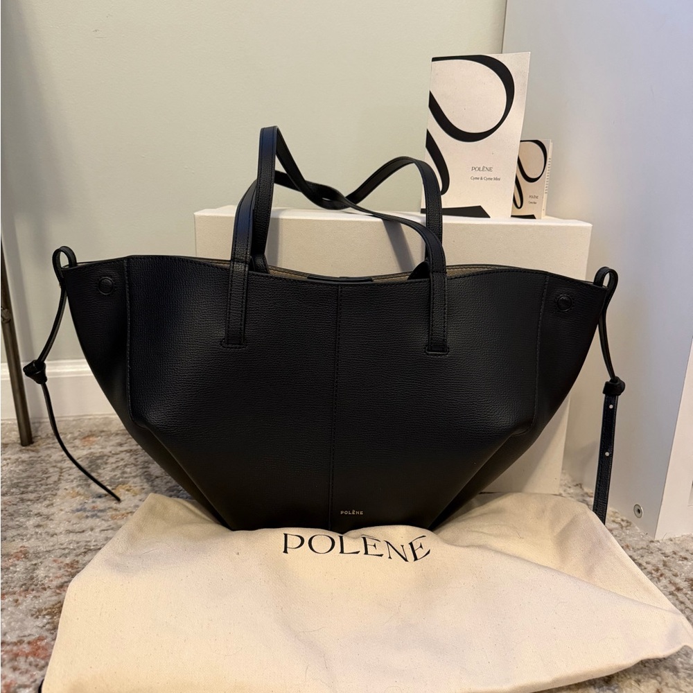 Polène Cyme Mini in Textured Black